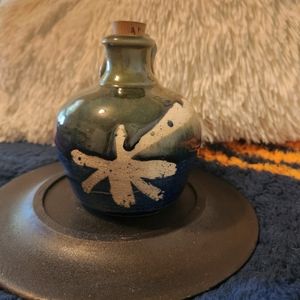 Hand Pottery Jug with Cork